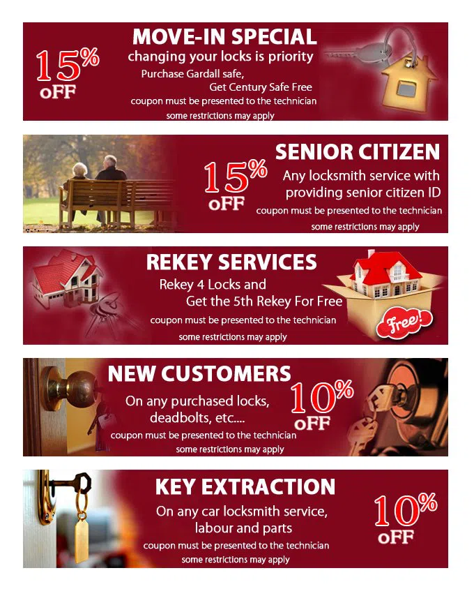 Colorado Springs 24 Hour Locksmith, Colorado Springs, CO 719-244-9902 - coupon21-set-five